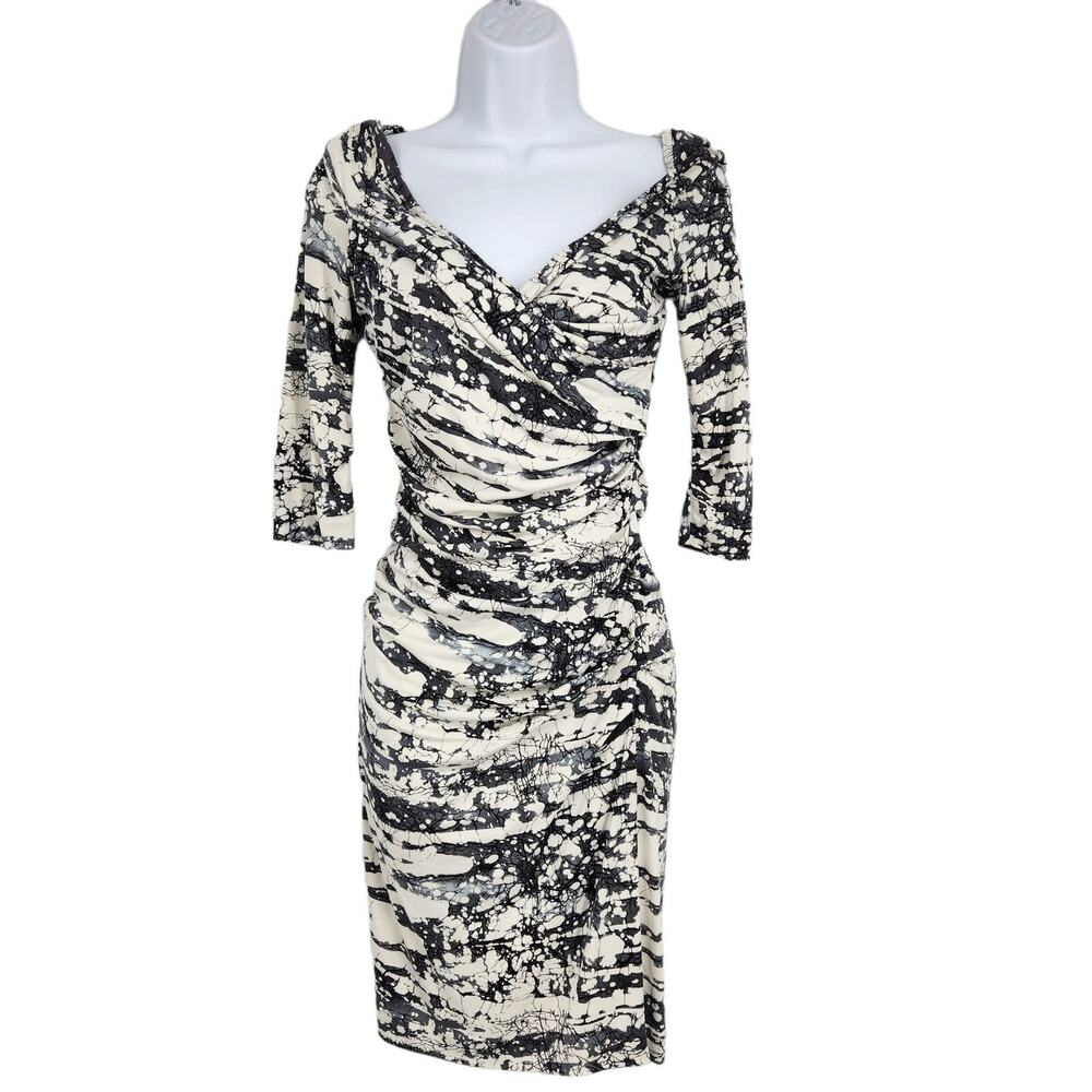 Diane von Furstenberg Off Shoulder Ruched Dress